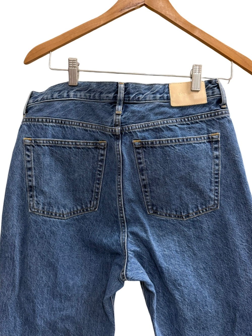 EVERLANE The 90s Cheeky Jeans Organic Cotton Size 29 Regular High Rise Straight - Picture 6 of 10